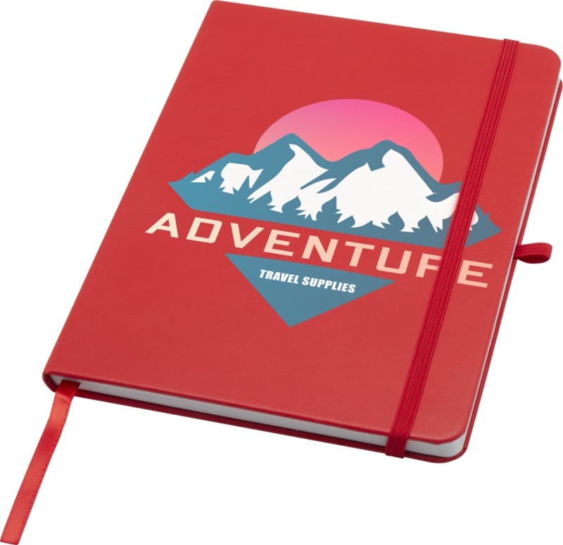 Teak A5 recycled hard cover notebook with lined pages 14