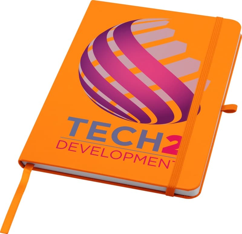 Teak A5 recycled hard cover notebook with lined pages 21