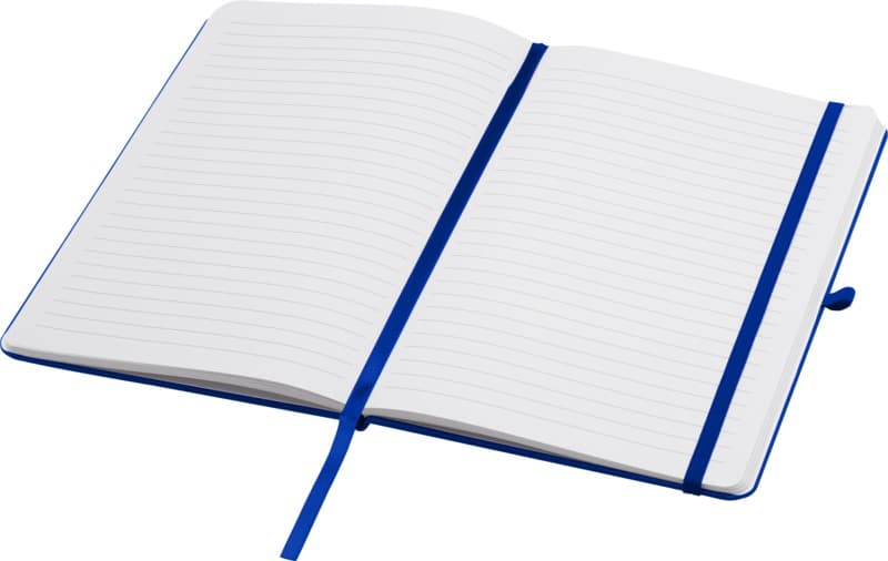 Teak A5 recycled hard cover notebook with lined pages 25