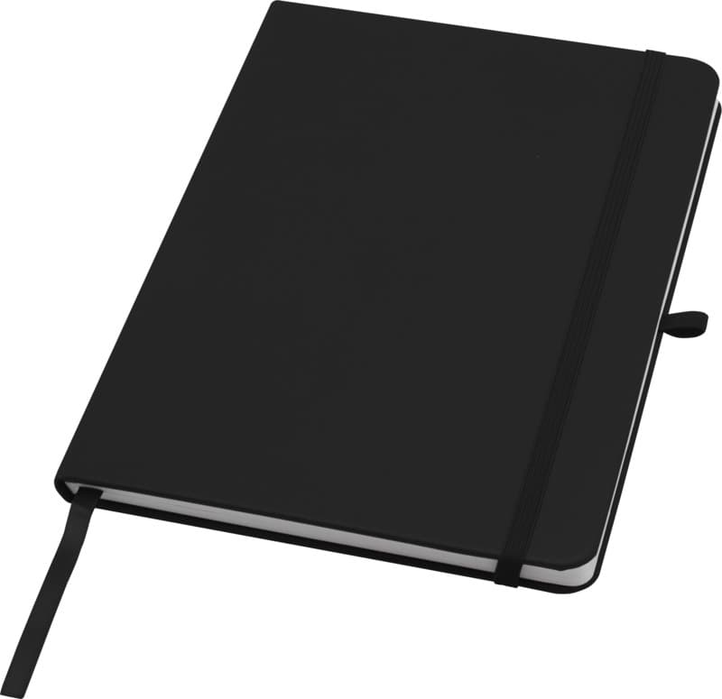 Teak A5 recycled hard cover notebook with lined pages 36