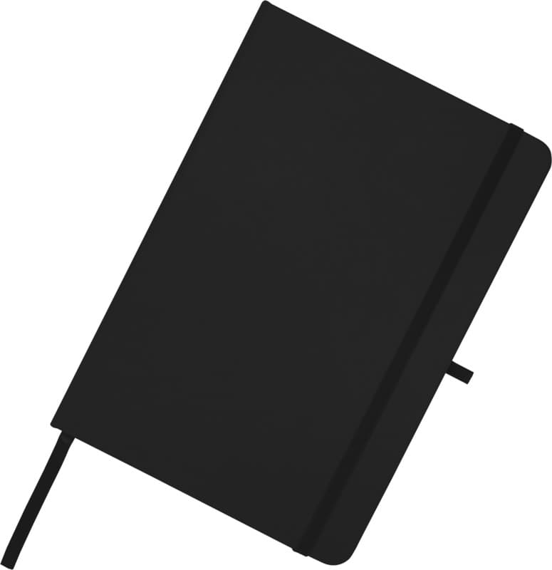 Teak A5 recycled hard cover notebook with lined pages 40