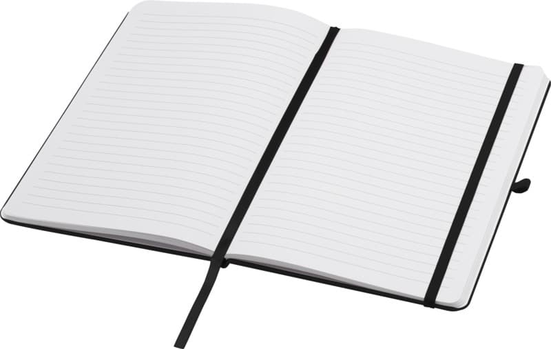 Teak A5 recycled hard cover notebook with lined pages 39