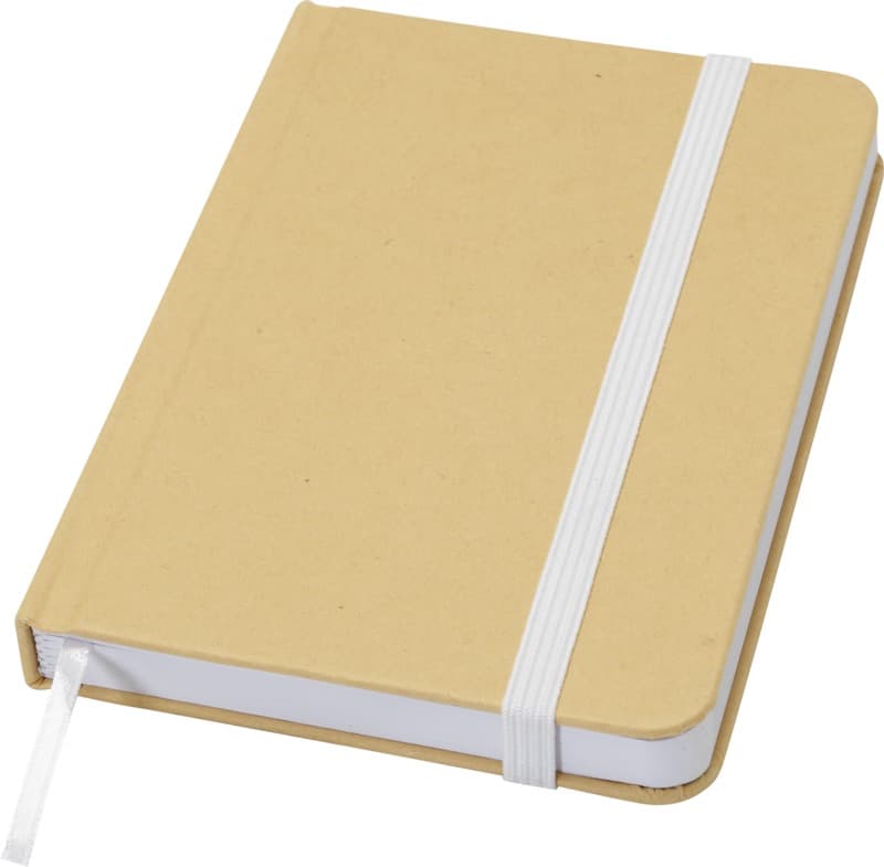 Reed A6 recycled hard cover notebook with plain pages 1