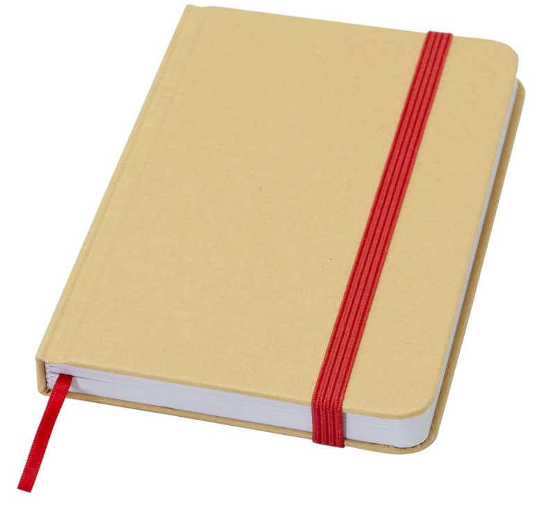 Reed A6 recycled hard cover notebook with plain pages 8