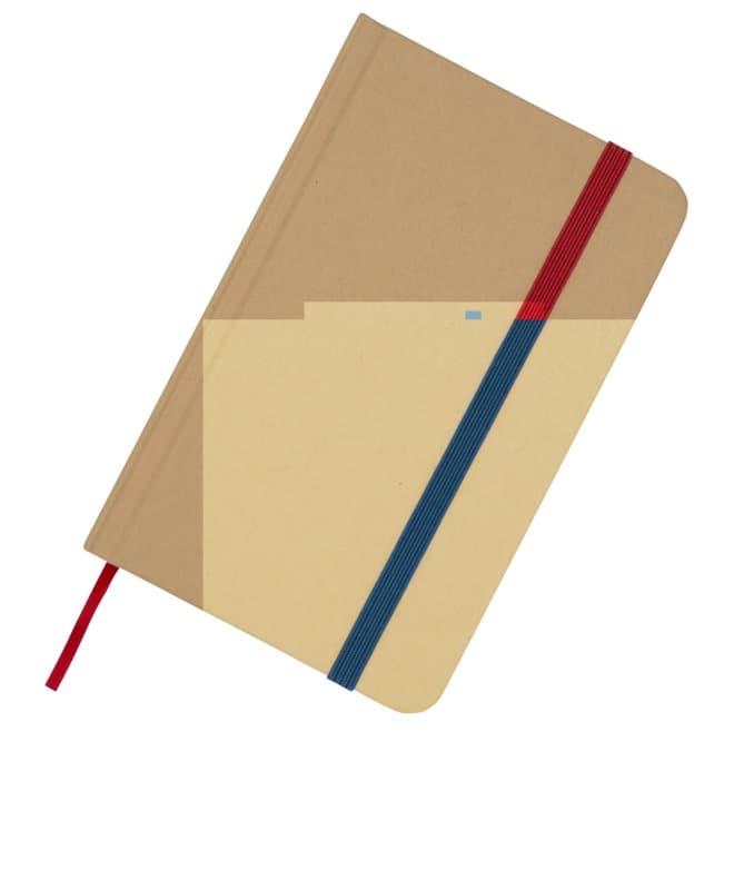 Reed A6 recycled hard cover notebook with plain pages 19