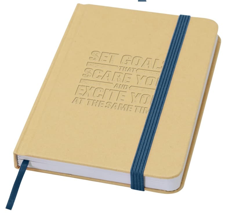 Reed A6 recycled hard cover notebook with plain pages 21
