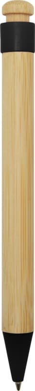 Rattan bamboo and recycled plastic ballpoint pen (black ink) 21