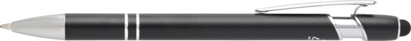 Kish ballpoint pen with silver finish (black ink) 2