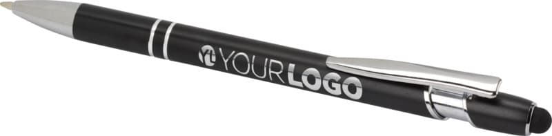 Kish ballpoint pen with silver finish (black ink) 6