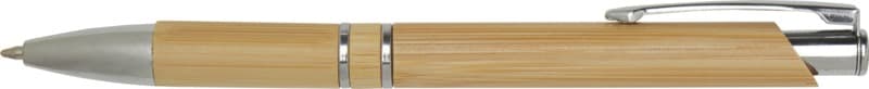 Wicker bamboo ballpoint pen (black ink) 2