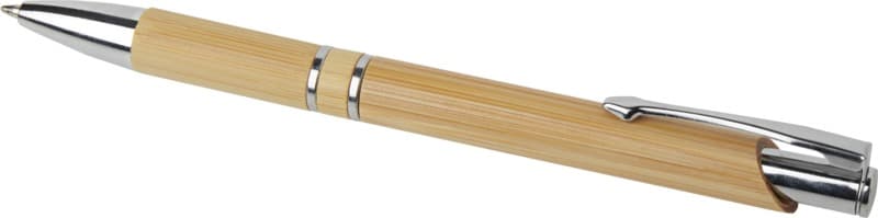 Wicker bamboo ballpoint pen (black ink) 4