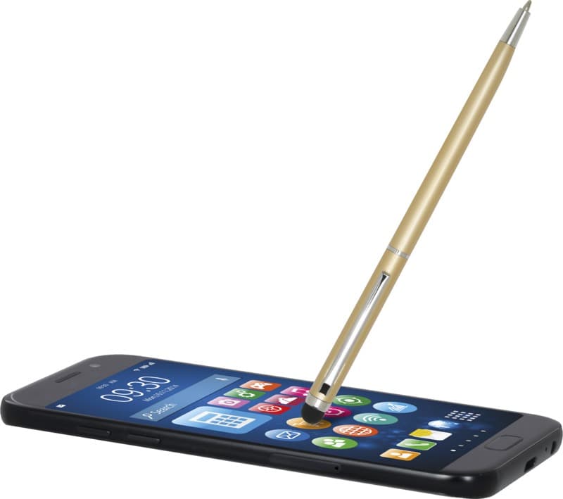 Ore aluminium ballpoint pen with stylus (blue ink) 5