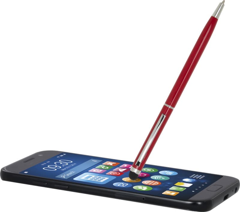 Ore aluminium ballpoint pen with stylus (blue ink) 8