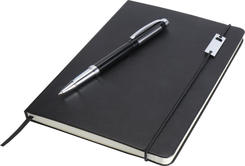 Legato Elegance A5 hard cover notebook and rollerball pen set 36