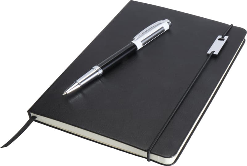 Legato Elegance A5 hard cover notebook and rollerball pen set 44