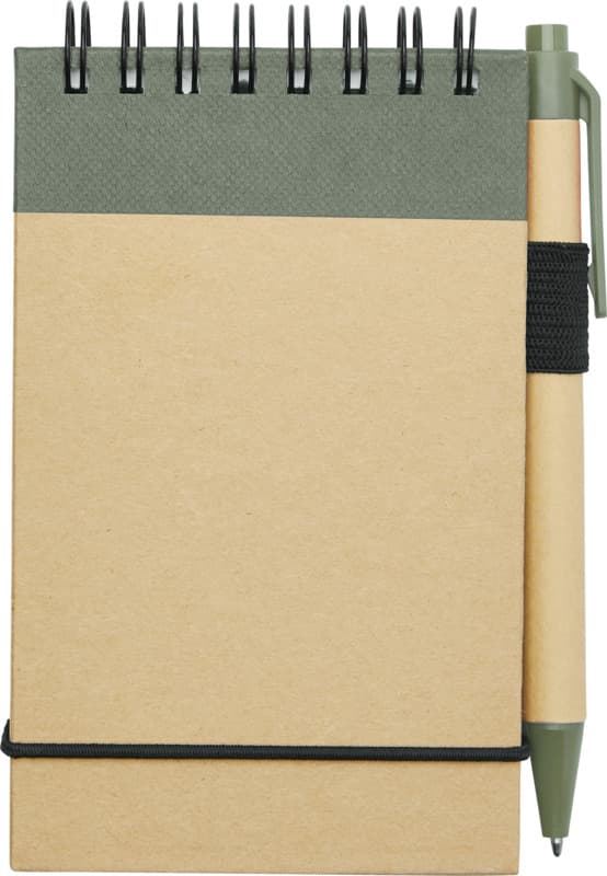 Zuse A7 recycled jotter notepad with pen 16