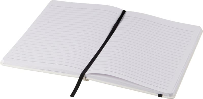 Spectrum A5 white notebook with coloured strap 4