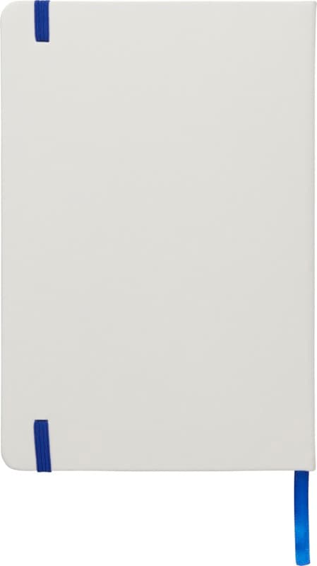 Spectrum A5 white notebook with coloured strap 8