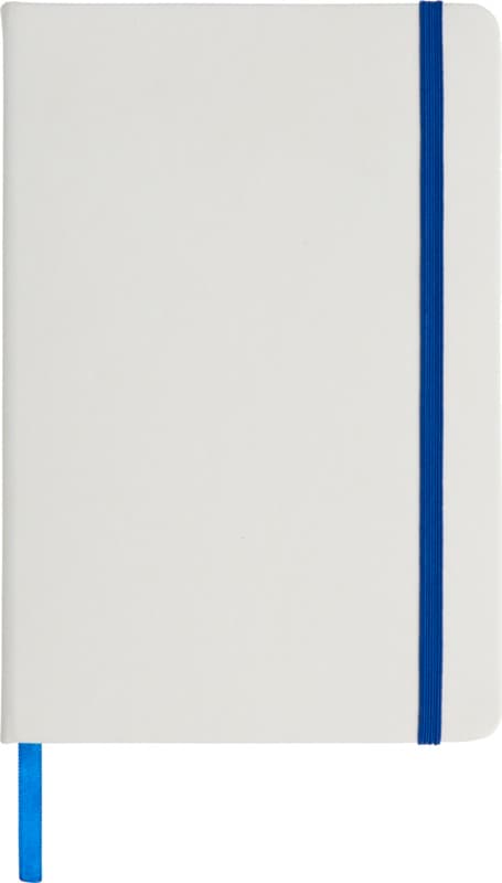 Spectrum A5 white notebook with coloured strap 7