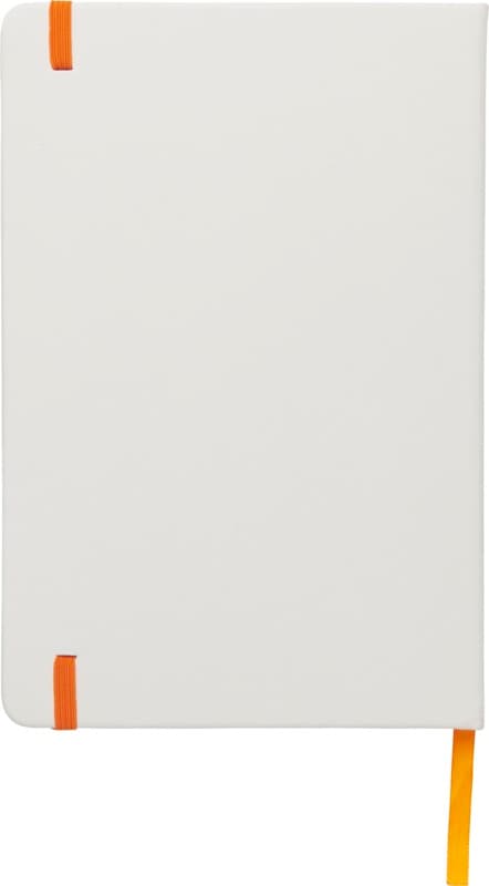 Spectrum A5 white notebook with coloured strap 19