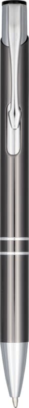 Moneta anodized aluminium click ballpoint pen (blue ink) 13
