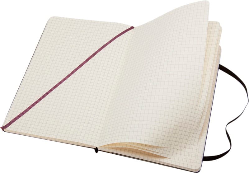 Moleskine Classic L hard cover notebook - squared 4