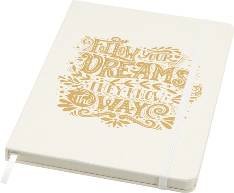 Bass A5 recycled hard cover notebook with lined pages 18