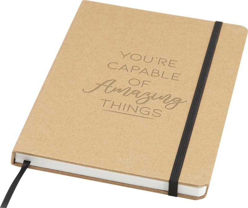 Holm A5 stone paper hard cover notebook with lined pages 12