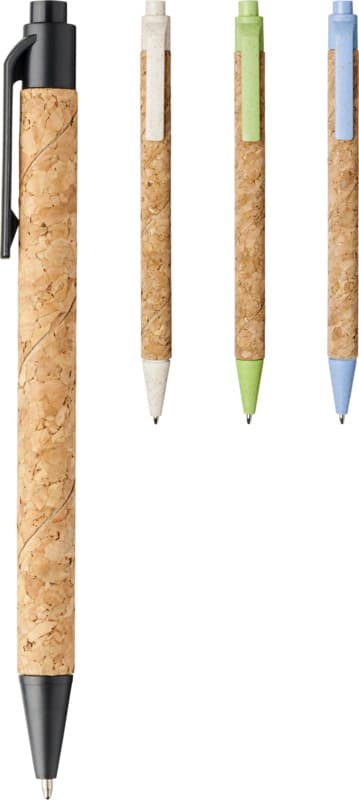 Midar cork and wheat straw ballpoint pen (black ink) 13
