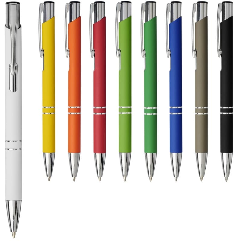 Moneta soft touch ballpoint pen (black ink) 11