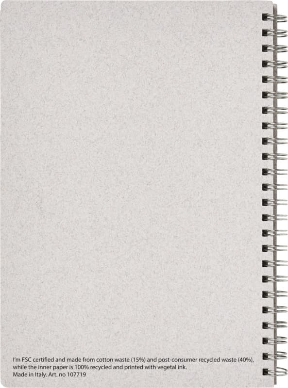 Bianco A5 size wire-o notebook 3