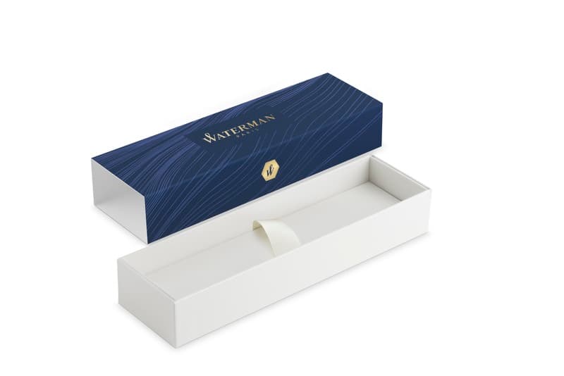 Waterman Allure ballpoint and rollerball pen set (blue ink) 3