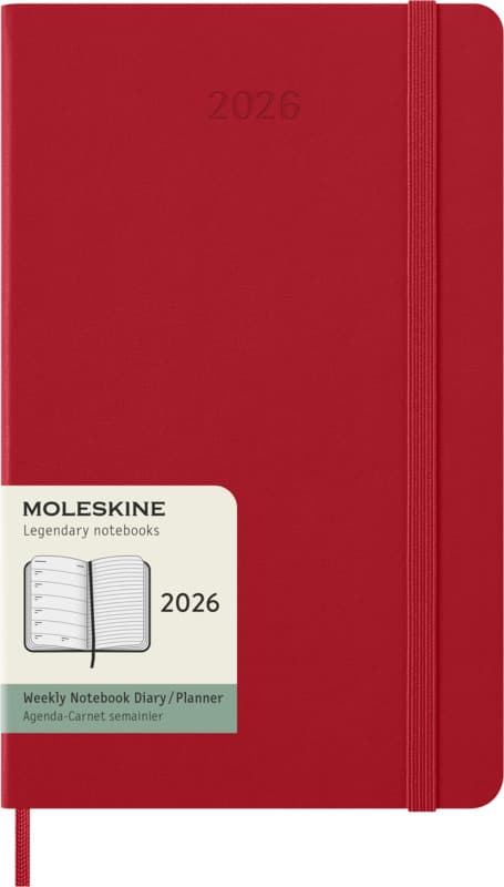 Moleskine hard cover 12 month weekly L planner 1