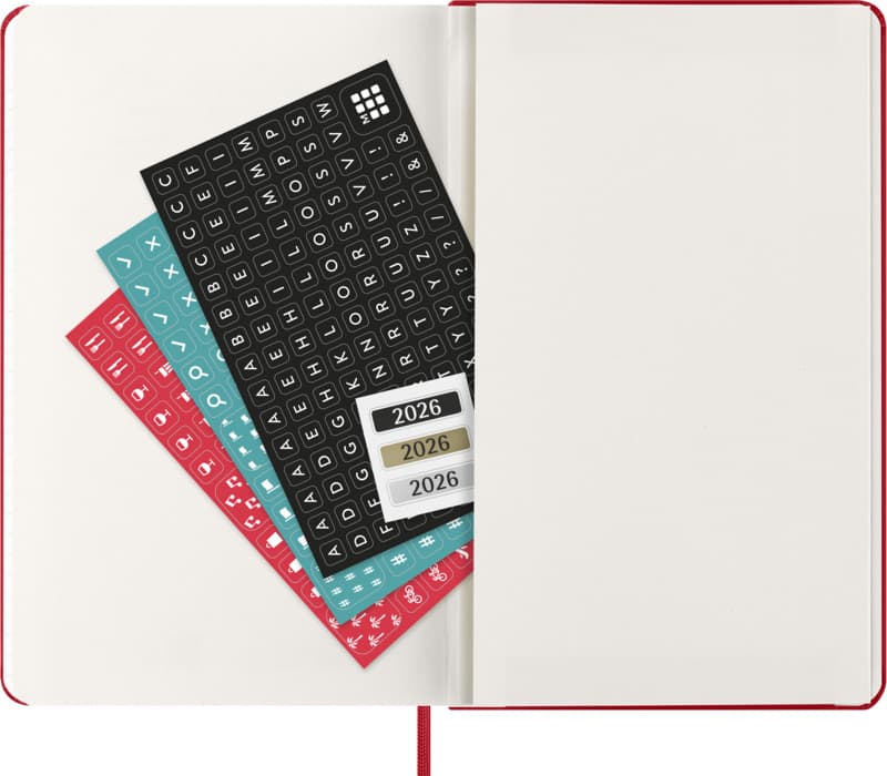 Moleskine hard cover 12 month weekly L planner 4