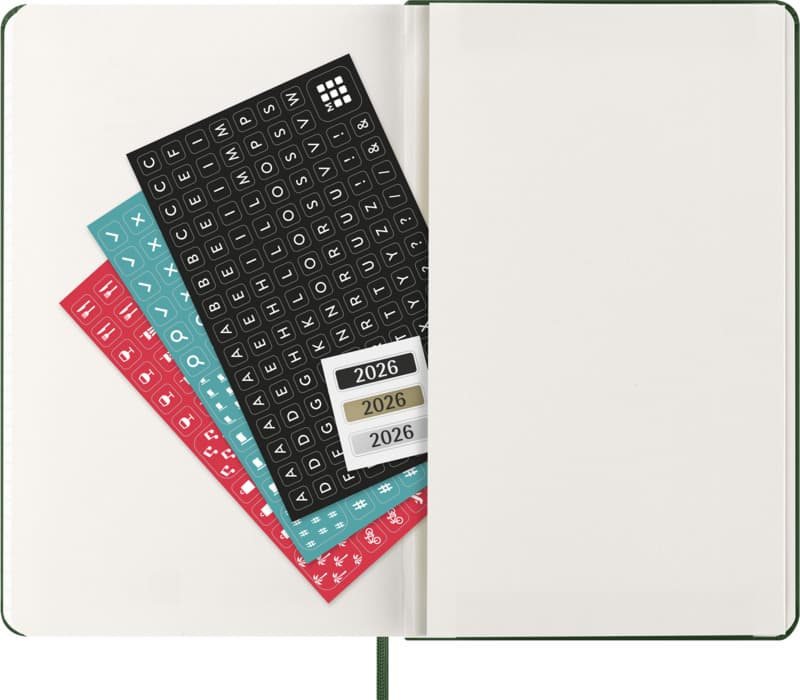 Moleskine hard cover 12 month weekly L planner 16