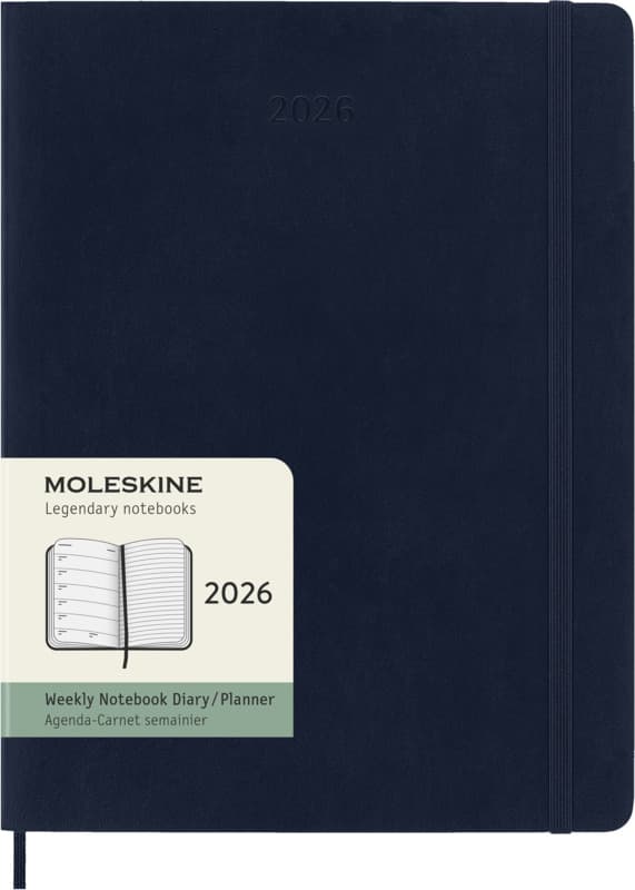 Moleskine soft cover 12 month weekly XL planner 1