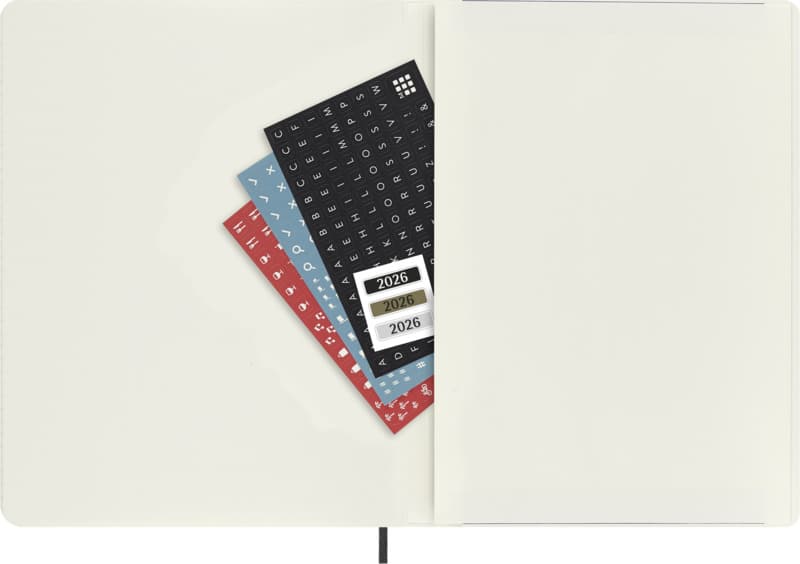 Moleskine soft cover 12 month weekly XL planner 10
