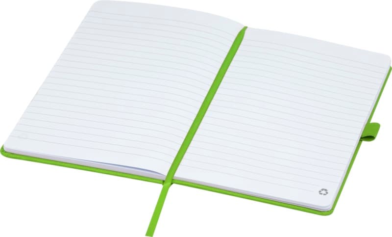 Honua A5 recycled paper notebook with recycled PET cover 45