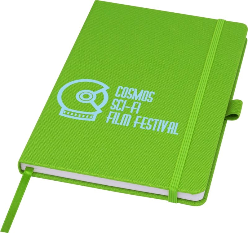 Honua A5 recycled paper notebook with recycled PET cover 50