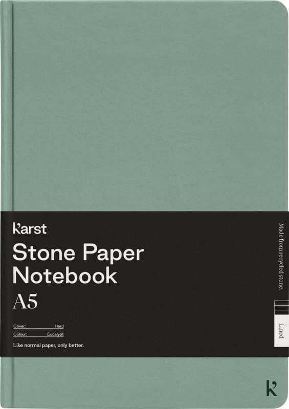 Karst® A5 stone paper hardcover notebook - lined 15