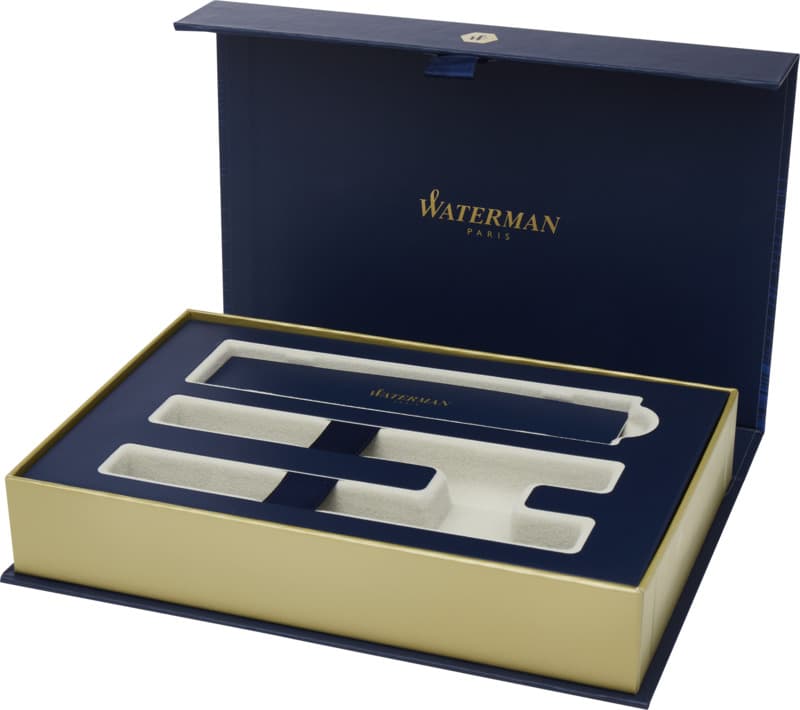 Waterman Allure rollerball and ballpoint pen set  (black ink) 5