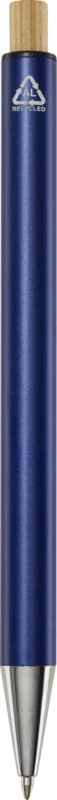 Cyrus recycled aluminium ballpoint pen (blue ink) 7