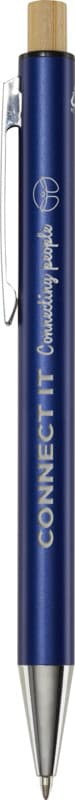 Cyrus recycled aluminium ballpoint pen (blue ink) 10