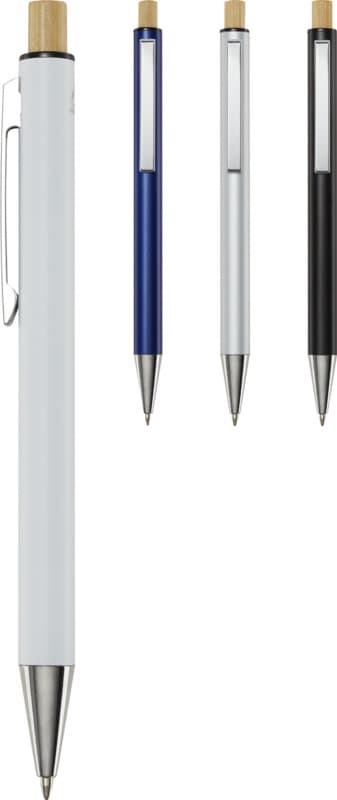 Cyrus recycled aluminium ballpoint pen (blue ink) 14