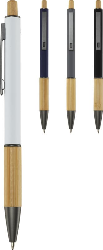 Darius recycled aluminium ballpoint pen (blue ink) 4