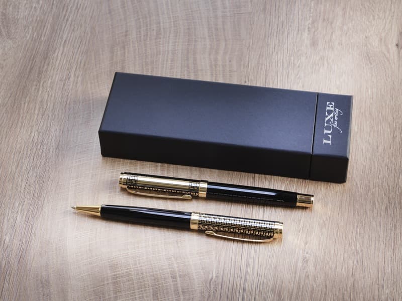 Legato ballpoint and rollerball pen set (blue ink) 6