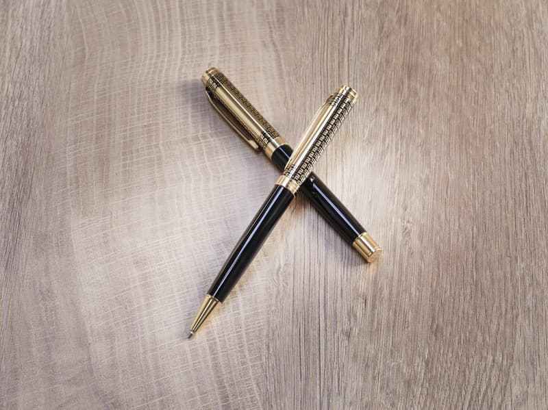 Legato ballpoint and rollerball pen set (blue ink) 7