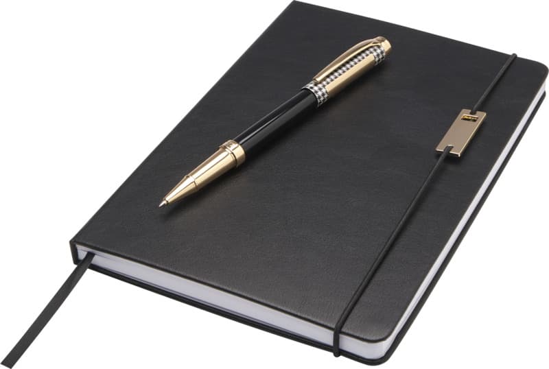 Legato A5 notebook and rollerball pen set (blue ink) 13