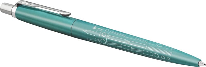 Parker Jotter SE Global Icons colour trim ballpoint pen (blue ink) 12