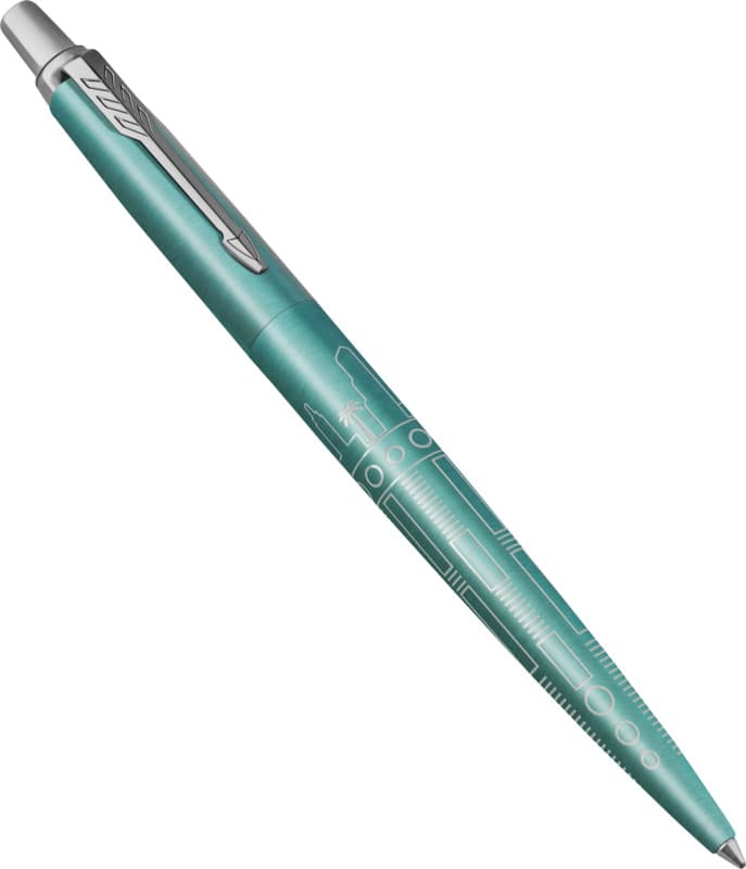Parker Jotter SE Global Icons colour trim ballpoint pen (blue ink) 13